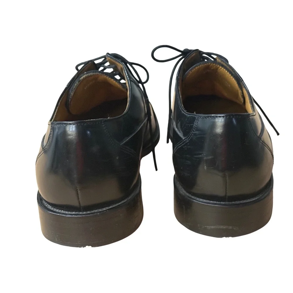 Bostonian Mens Black Leather Cap Toe Derby Dress Shoes 25030 Size‎ 9 W
